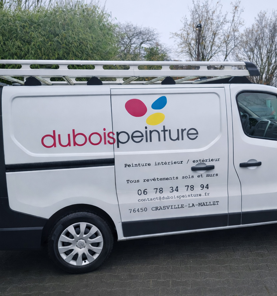 Camion Dubois Peinture artisan peintre en Seine-Maritime